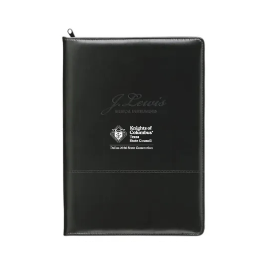 2026 Texas Council Zippered Padfolio